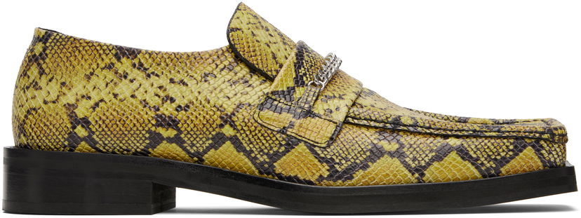 Tenisky a topánky Martine Rose Martine Rose Square Toe Loafers with Chain Žltá | 1026LE02309M