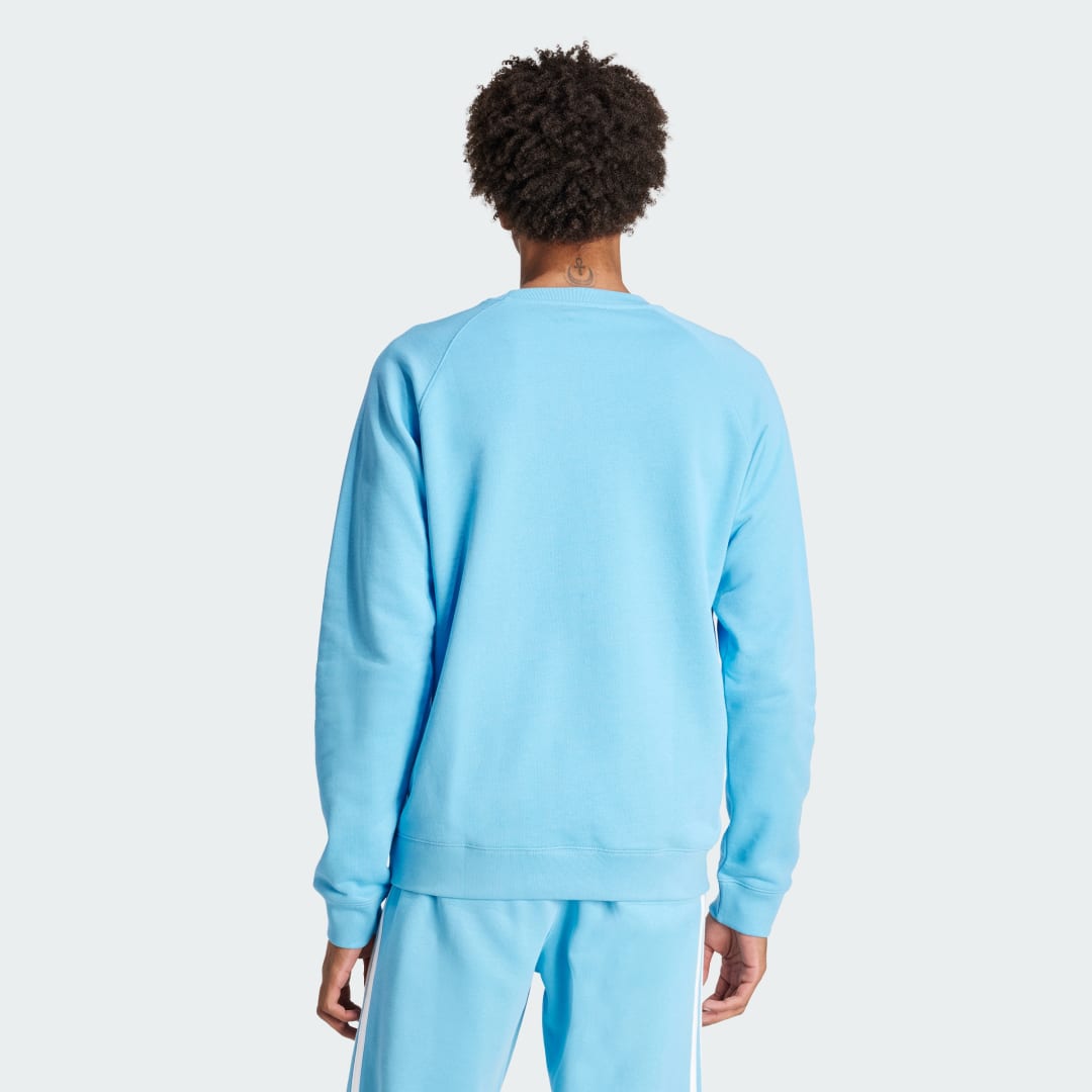 Mikina adidas Performance Classics Trefoil Crewneck Sweatshirt Modrá | IM9474, 1