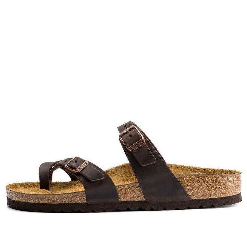 Tenisky a topánky Birkenstock Mayari Oiled Leather Narrow Fit Sandals Hnedá | 0171323