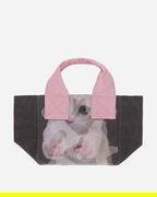 Mini Tote Bag with Cat Print