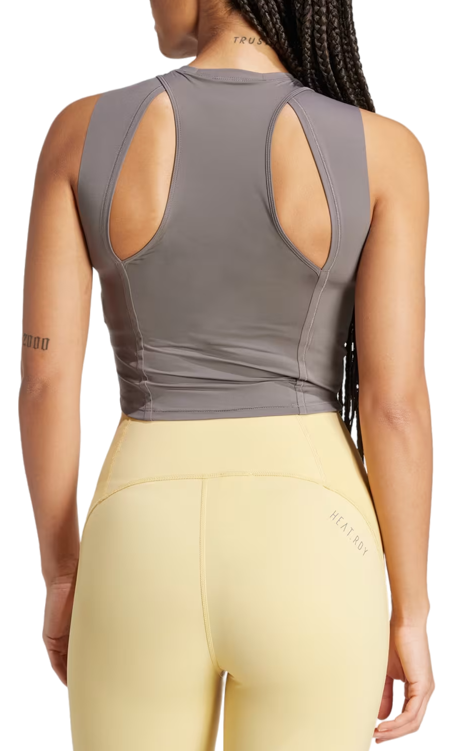 Tielko adidas Originals Adidas Elev HIIT Cropped Training Tank Top Šedá | it7432, 1