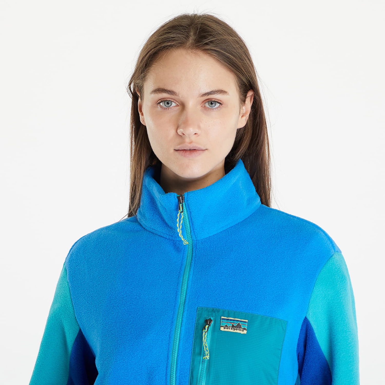 Mikina Patagonia Microdini 1/2 Zip Pullover Vessel Blue Modrá | 26260 VSLB, 1