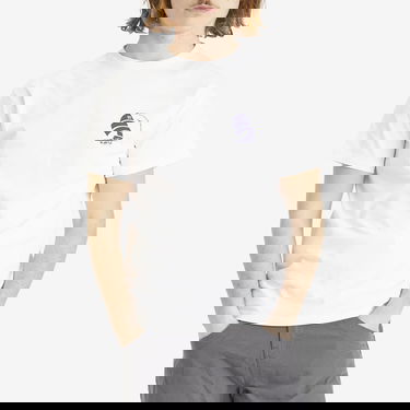 Tričko KAVU Rudder Organic Cotton Graphic Tee Biela | EUS251-910, 2