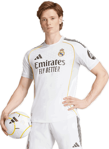 Dres adidas Performance Real Madrid 25/26 Home Jersey Biela | JV5918, 4