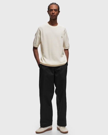 Tričko Fred Perry TEXTURE FRONT KNITTED T-SHIRT Béžová | K7642-560, 1
