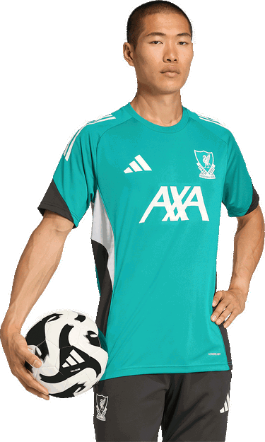 Dres adidas Originals Liverpool FC European Training Jersey 2025/26 Tyrkysová | jv9008, 5