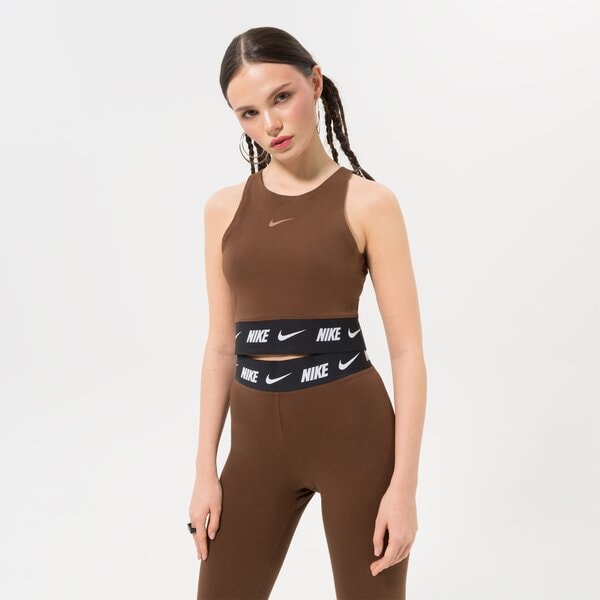 Crop Top Nike Sportswear Tape Crop Top Hnedá | DQ9315-259, 0