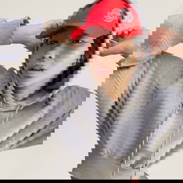 Mikina adidas Performance Stella McCartney x Cropped Hoodie Šedá | JI5148, 4