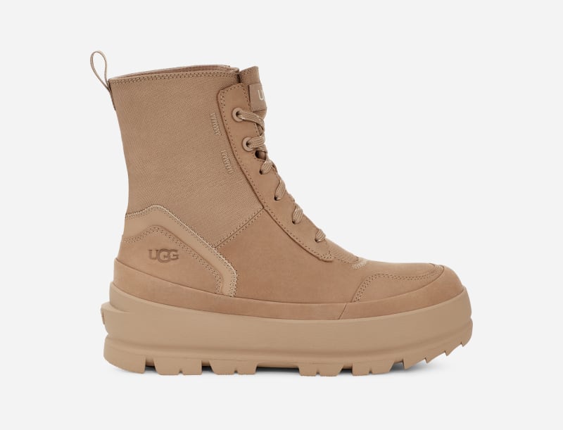 Tenisky a topánky UGG The ® Lug in Tan, Size 5.5, Leather Hnedá | 1143833-SAN