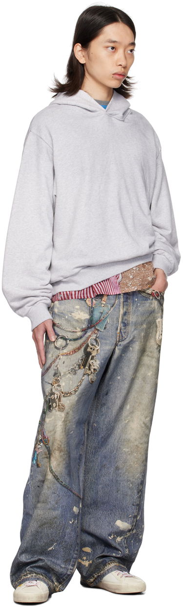 Džínsy Acne Studios Acne Studios Loose Fit 1981M Jeans Modrá | B00374-, 3