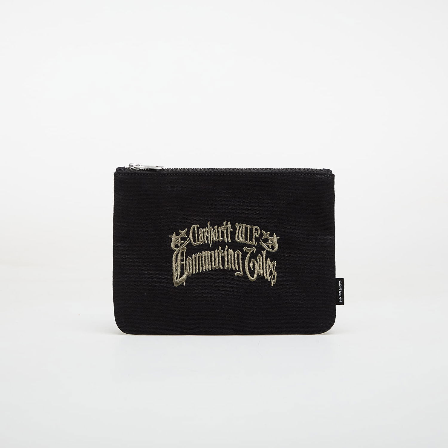 Peňaženka Carhartt WIP Canvas Graphic Zip Wallet Commuting Tales Embroidery Čierna | I036087.3HOXX, 0