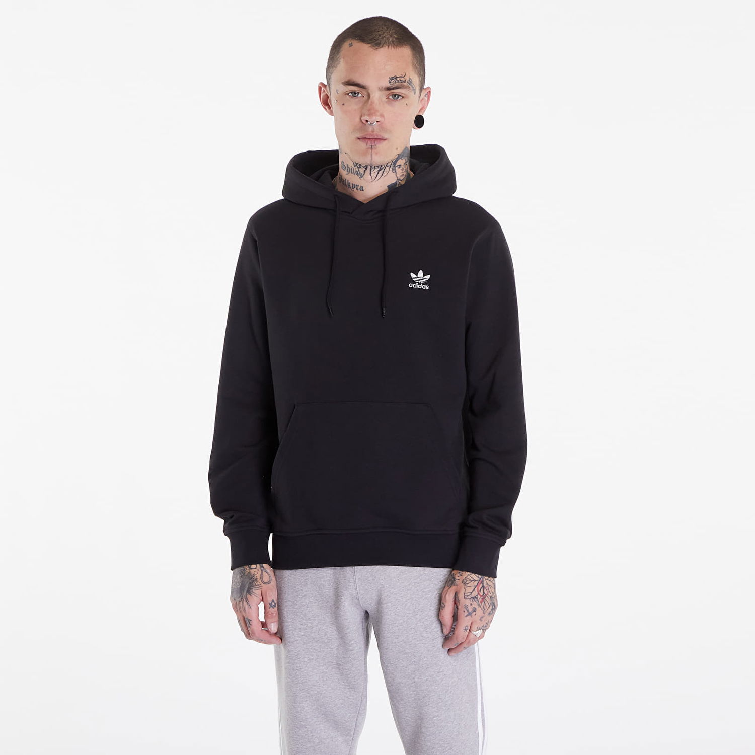 Mikina adidas Originals Essentials Hoodie Black Čierna | IW5789, 0