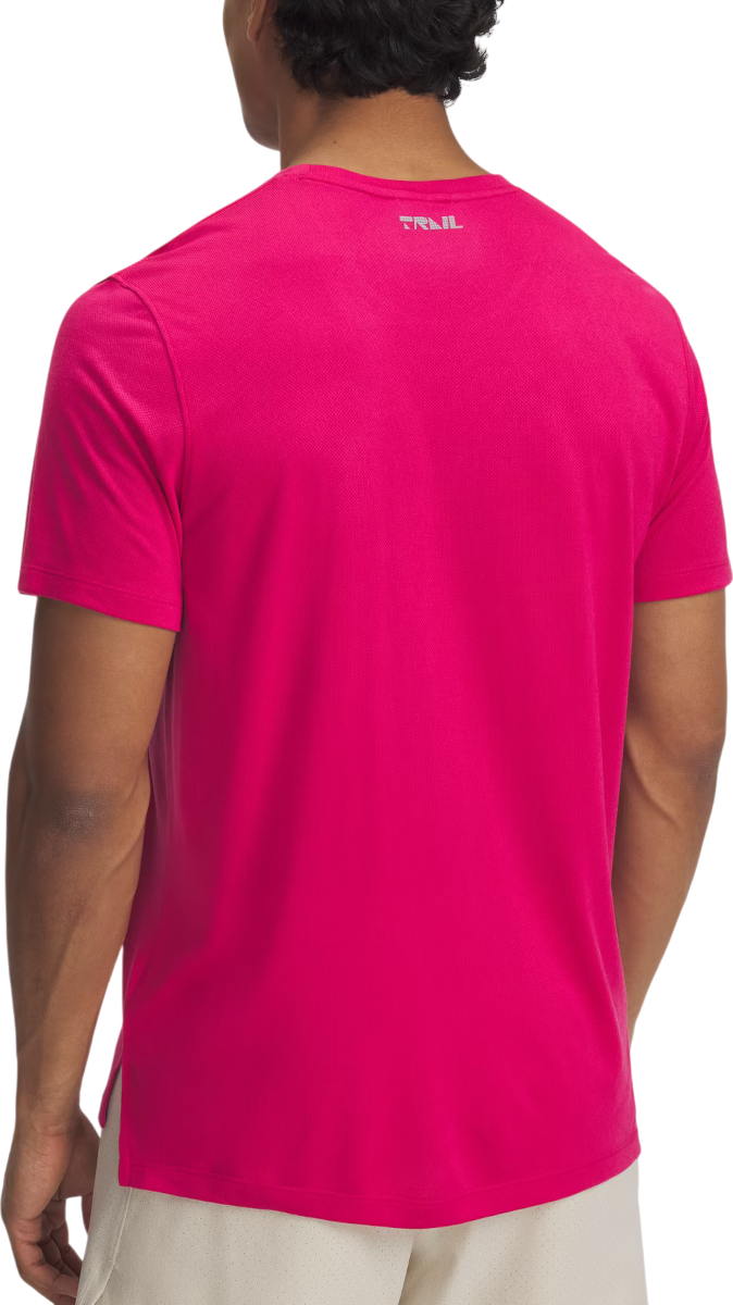 Tričko Under Armour Trail Run Short Sleeve T-Shirt Ružová | 1389807-681, 1