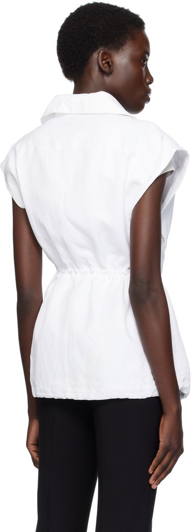 Vesta rag & bone Rag & Bone Monica Sleeveless Vest Biela | WAW25P40062906, 2