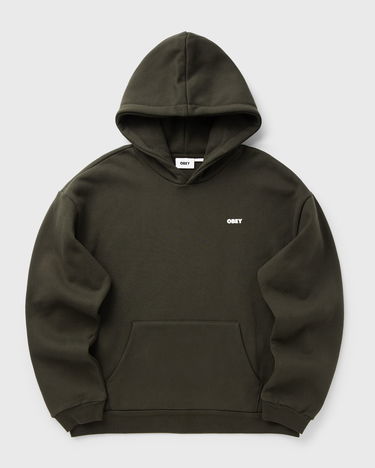 Mikina OBEY Obey Bold Icon Extra Heavy Hoodie Zelené | 112470244-RSI, 0