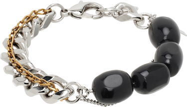Náramok Dries Van Noten Dries Van Noten Tiered Chain & Bead Bracelet Metalická | 251-028209-092, 0