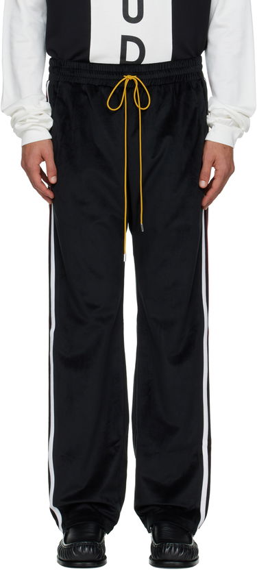 Tepláky Rhude Mancino Velour Track Pants Čierna | RHFW25PA05041, 0