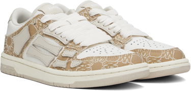 Tenisky a topánky AMIRI MA Quad Skel Low Top Béžová | AWFOSR1090, 3