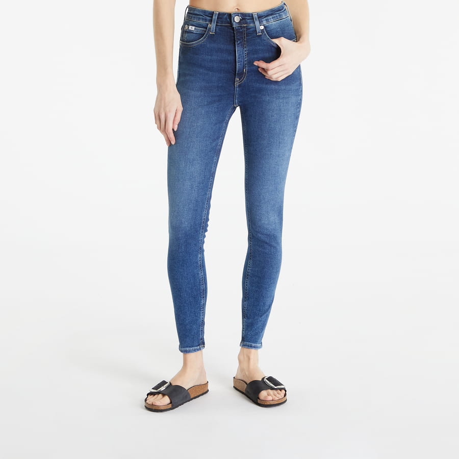 Džínsy CALVIN KLEIN Jeans High Rise Super Skinny Ankle Navy | J20J220614 1BJ, 0