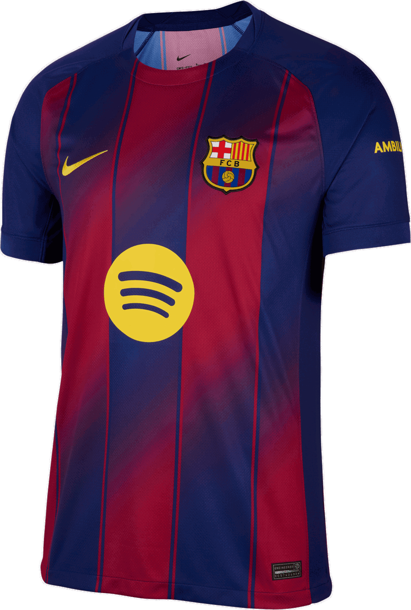 Dres Nike FC Barcelona Home Stadium Short Sleeve Jersey 2025/26 Modrá | hj4590-456