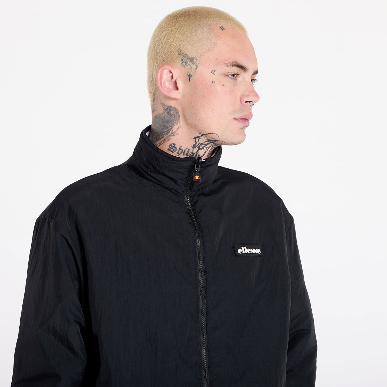 Bunda Ellesse Jacket Pallatini Fz Jacket Black/ White S Čierna | SHX2098-1038, 1