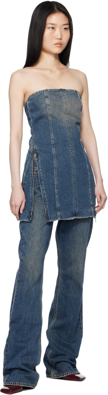 Šaty Ksubi Ksubi Avenue Denim Minidress Modrá | WPS25DR006, 3