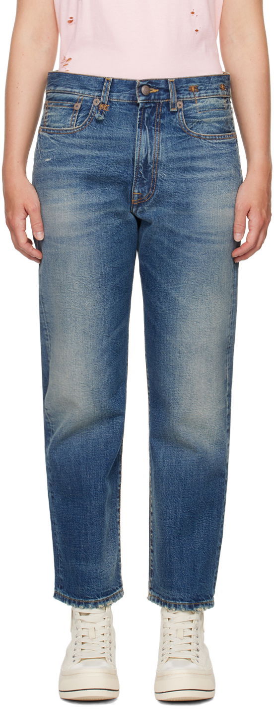 Džínsy R13 R13 Boyfriend Jeans Modrá | R13W5083-D216A, 0