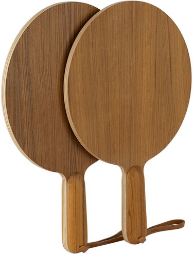 Športový doplnok Jil Sander Wood Beach Racket Set Hnedá | JPUU840007_MUS71010, 1