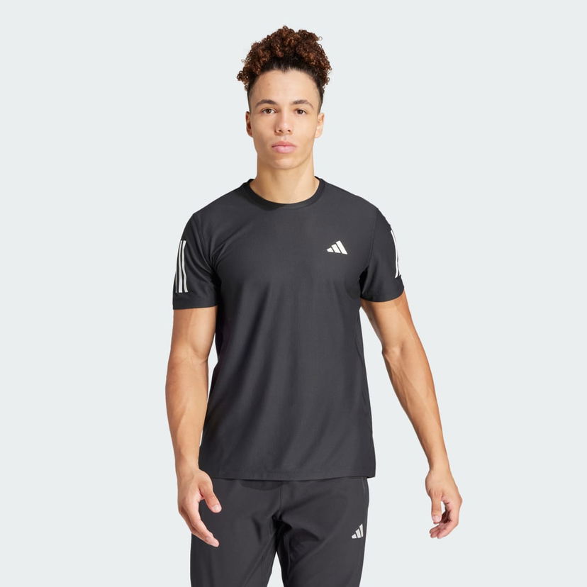 Tričko adidas Performance Own the Run T-Shirt Šedá | IN1500