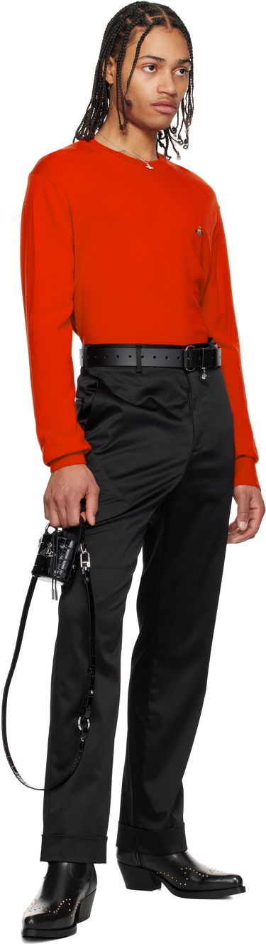 Opasok Vivienne Westwood Vivienne Westwood New Wide Alex Charm Belt Čierna | 8201007KU-L009X-, 2