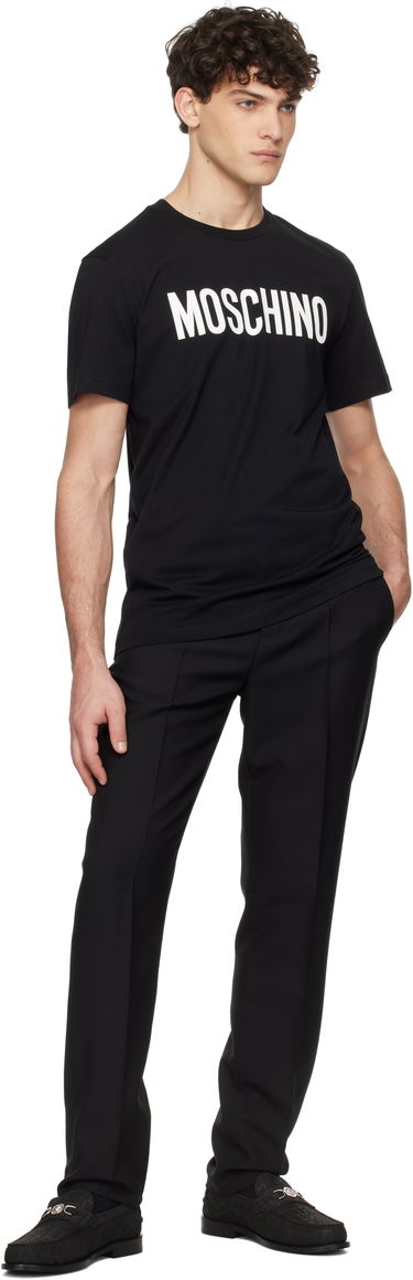 Tričko Moschino Moschino Institutional T-Shirt Čierna | 251ZZA072002411555, 3
