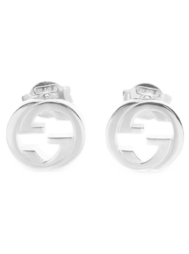 Náušnice Gucci Jewellery Interlocking G Earrings Metalická | YBD356289001