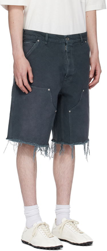 Šortky Maison Margiela Maison Margiela Studded Denim Shorts Šedá | S50MU0087 M35255, 4