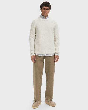 Sveter WOOLRICH Alpaca Blend Crewneck Sweater Biela | CFWOKN2033MRUF5049-8887, 2