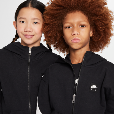 Mikina Nike Nike Air Full-Zip Fleece Hoodie Čierna | HV1219-010, 2