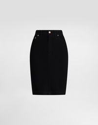 Dolce & Gabbana Denim Midi Skirt