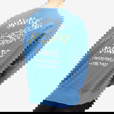 Mikina Human Made Human Made Dragon Heart Graphic Sweatshirt Modrá | HM27CS024-N, 3