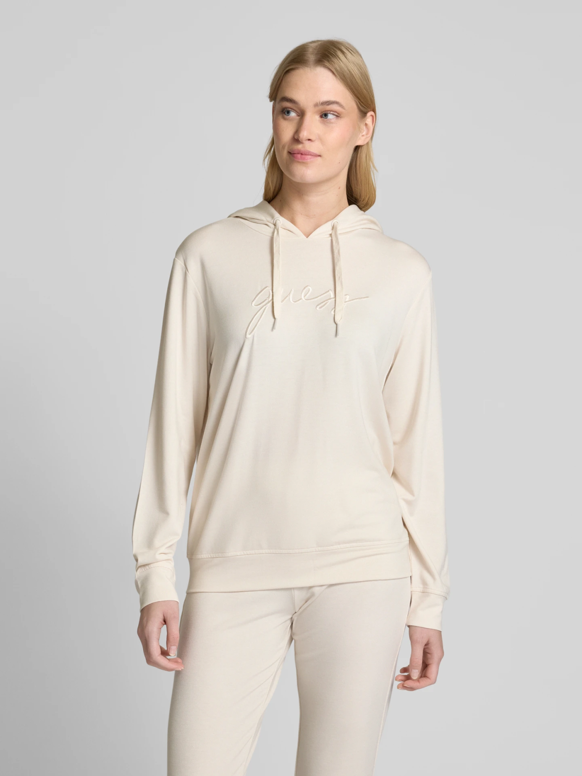 Mikina GUESS Guess Lucia Hoodie Béžová | O5GQ00KCQP2-G6K5, 1