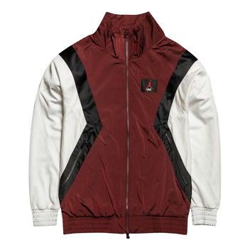 Vetrovka Jordan Jordan Flight Warm-Up Colorblock Jacket Vínová | AO0556-687, 0