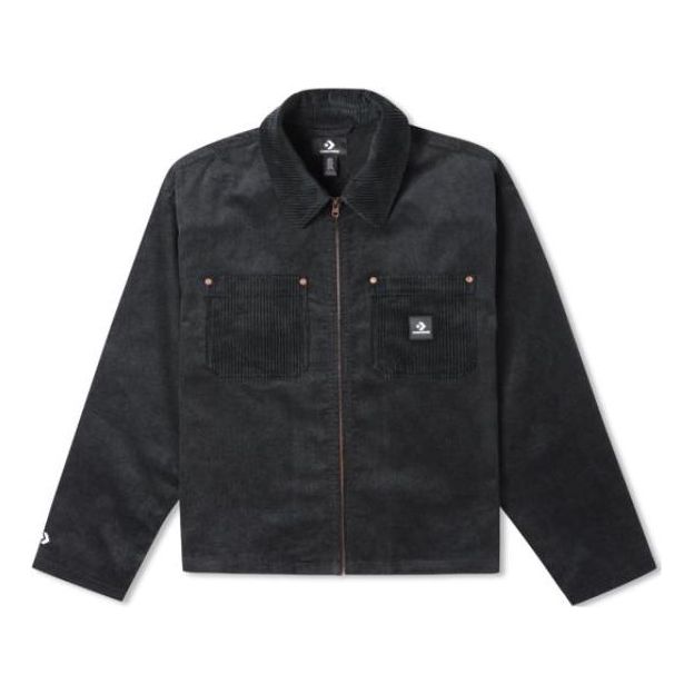 Bunda Converse Corduroy Shop Jacket Čierna | 10023770-A01, 0