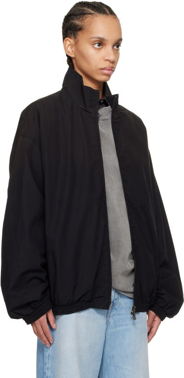 Vetrovka Acne Studios Printed Logo Zipper Jacket Čierna | B90791-, 4