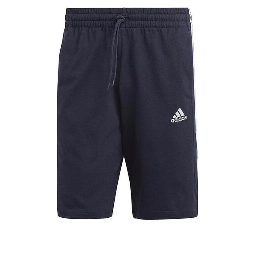 Šortky adidas Originals Essentials Single Jersey 3-Stripes Shorts Navy | IC9383