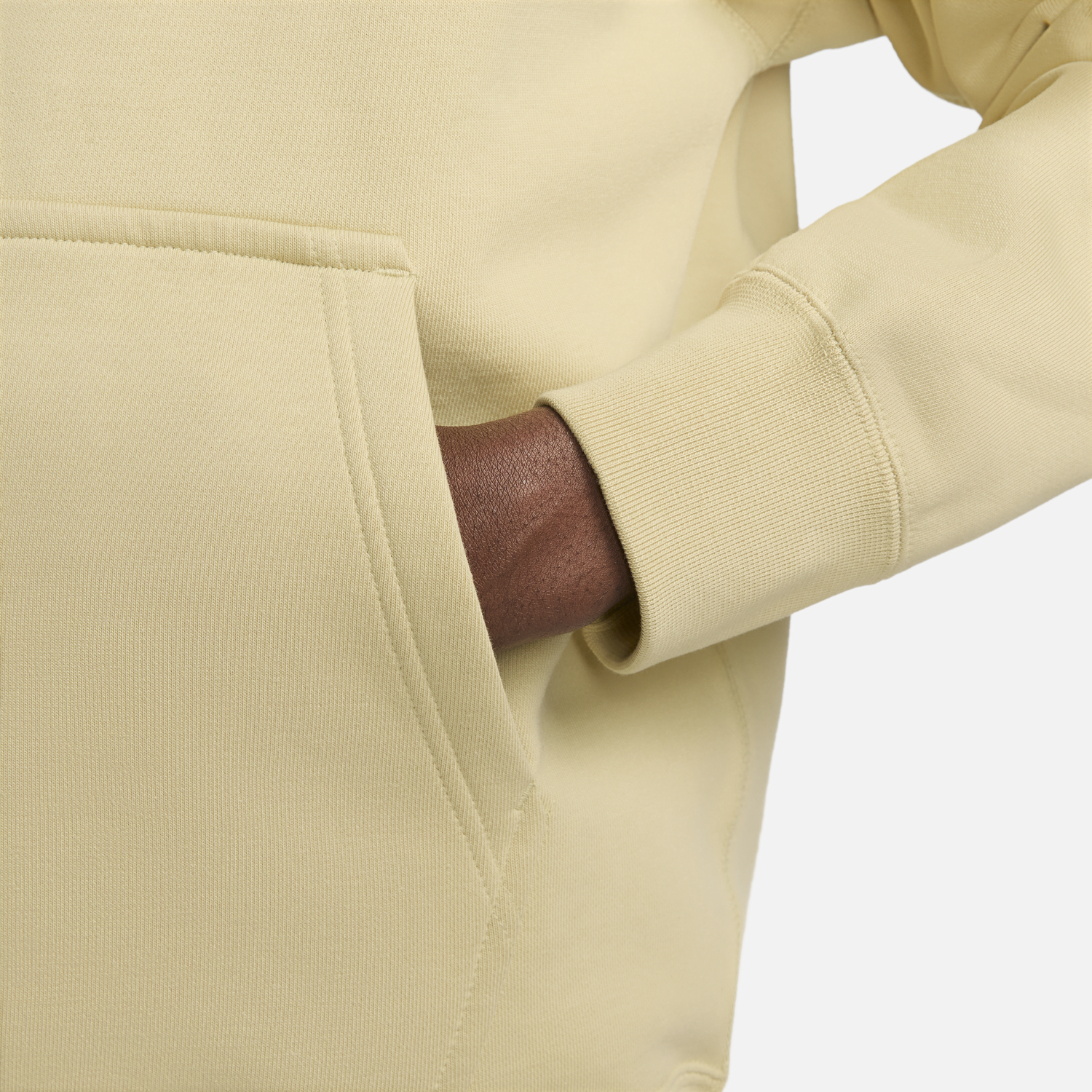 Mikina Nike Solo Swoosh Fleece Hoody Béžová | DX1355-783, 1