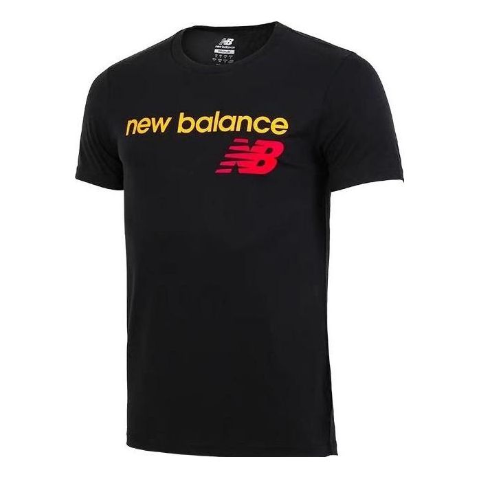 Tričko New Balance Basic Logo Graphic Tee Čierna | AMT81589-BK