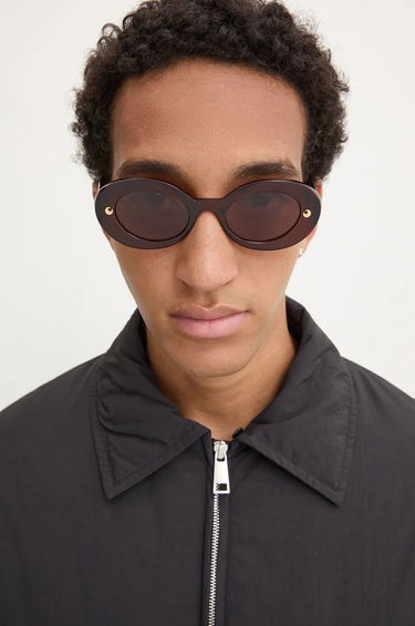 Slnečné okuliare Nanushka Nanushka Giva Oval Sunglasses Hnedá | NW23CRSG00776, 3