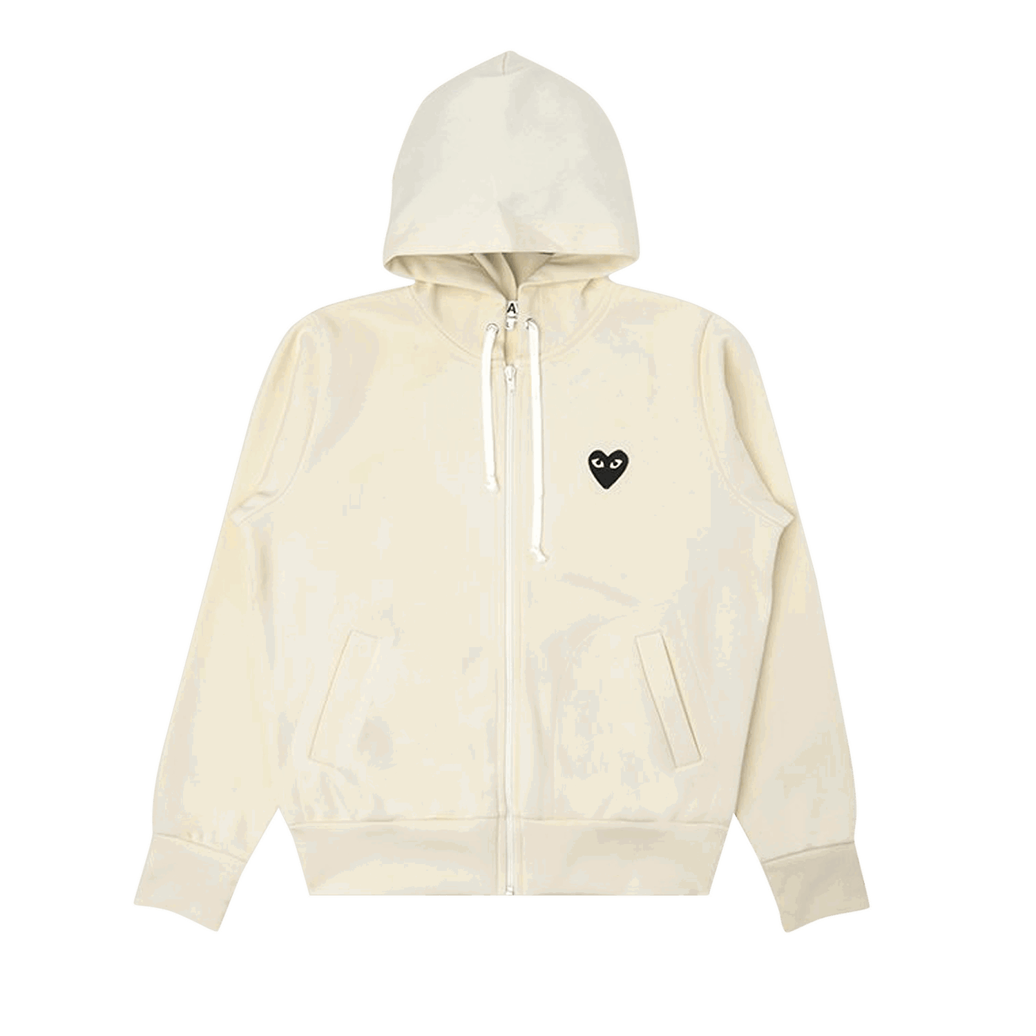 Mikina Comme des Garçons PLAY Big Black Heart Hoodie Béžová | AZ T253 051 3, 0