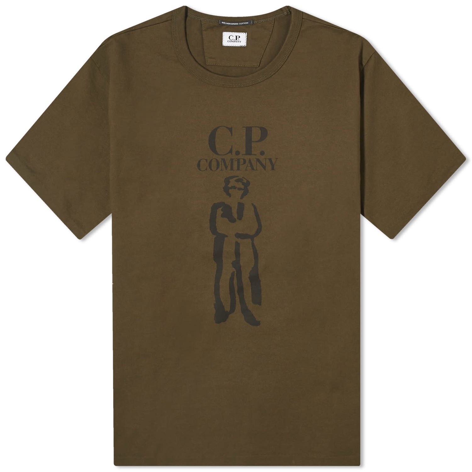Dres C.P. Company 30/2 Mercerized Jersey Twisted British Sailor T Hnedá | CMTS145A-006203W-683, 0