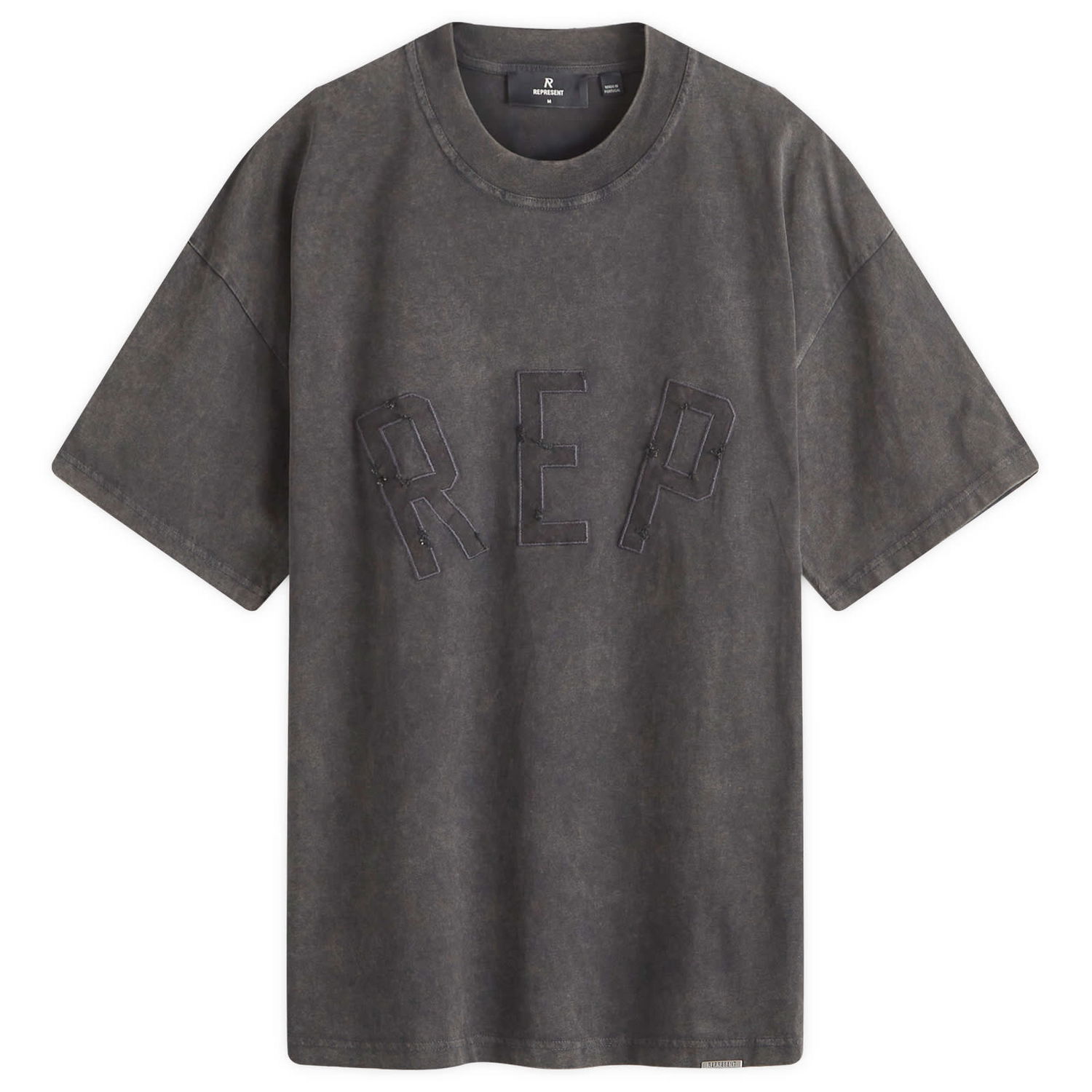 Tričko Represent Clo Rep Applique T-Shirt Čierna | MLM4252-003, 0
