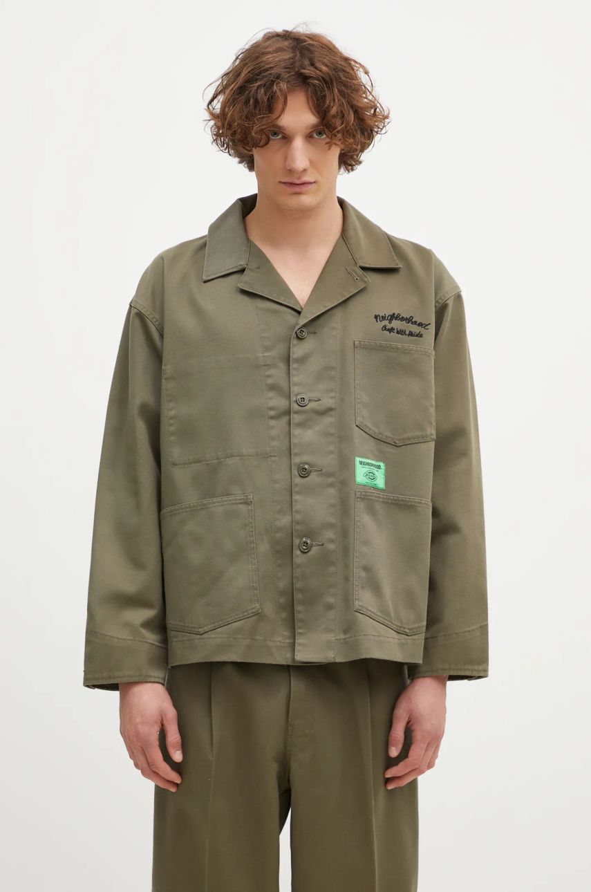 Košeľa Neighborhood NEIGHBORHOOD X Dickies Coverall Jacket Zelené | 242VFDKN.JKM02, 0
