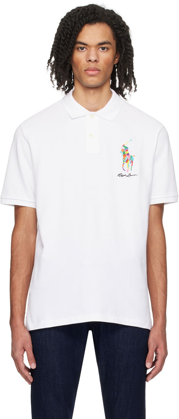 Polo tričko Polo by Ralph Lauren Classic Big Pony Polo Biela | 710926413002, 0